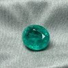 Intens blauwachtig groene smaragd uit Zambia