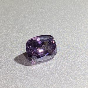 Purplish grey Burma spinel