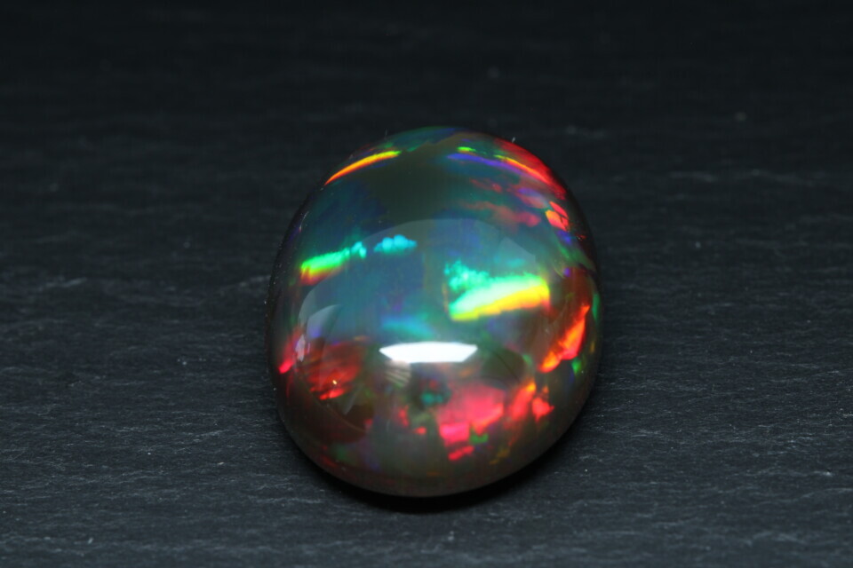 GIA certified black opal