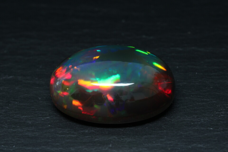 GIA certified black opal
