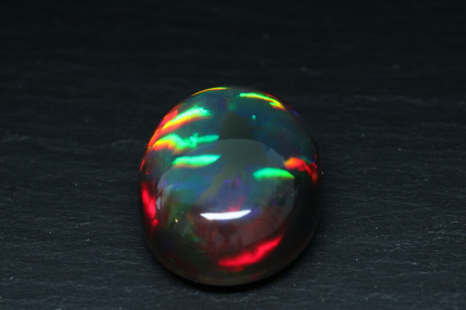 GIA certified black opal