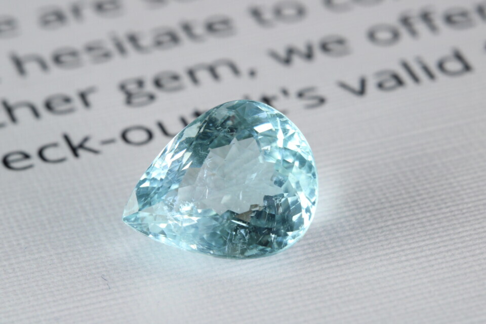 Natuurlijke paraiba toermalijn
