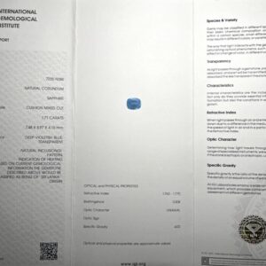 Blauwe saffier