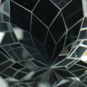 Facet geslepen bergkristal