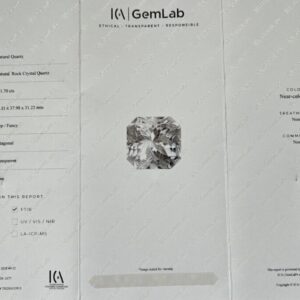Facet geslepen bergkristal